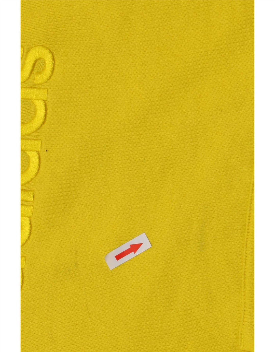 Felpa con cappuccio grafica da uomo Adidas, media, in poliestere giallo
