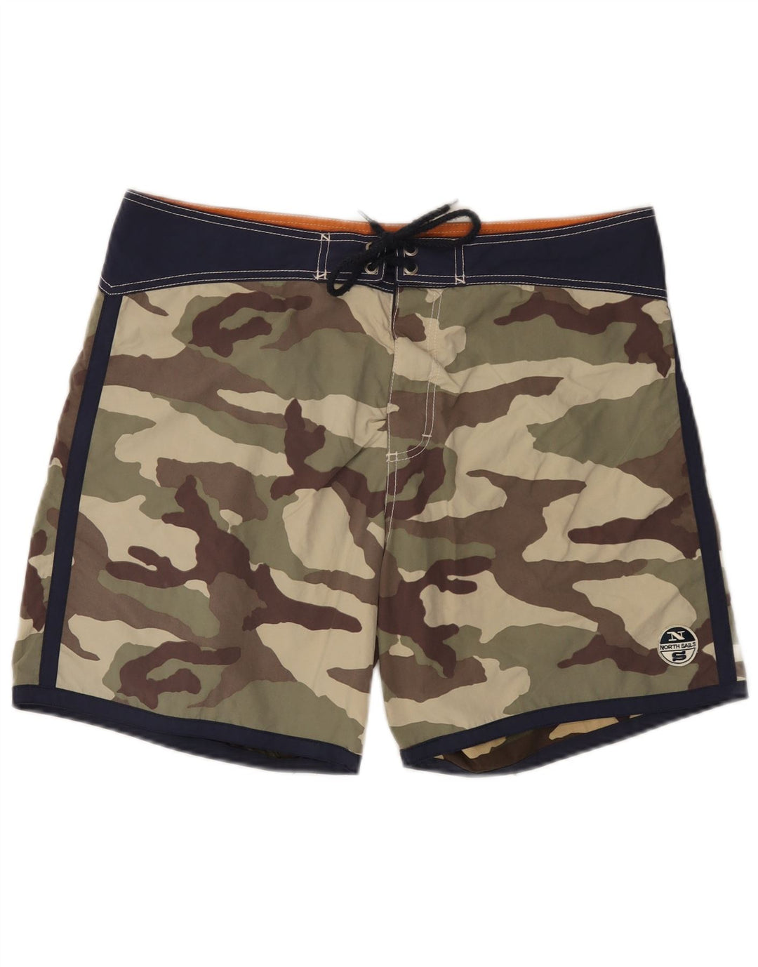 Pantaloncini da bagno da uomo North Sails Large Khaki Camouflage Poliammide