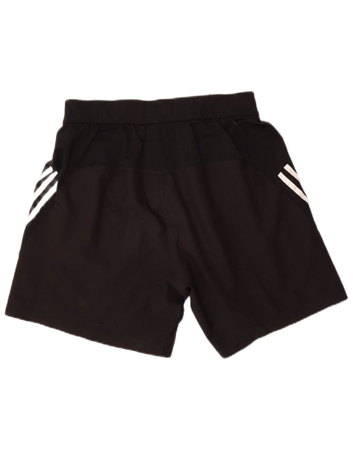 Pantaloncini sportivi da uomo Adidas Medium Black Colourblock in poliestere