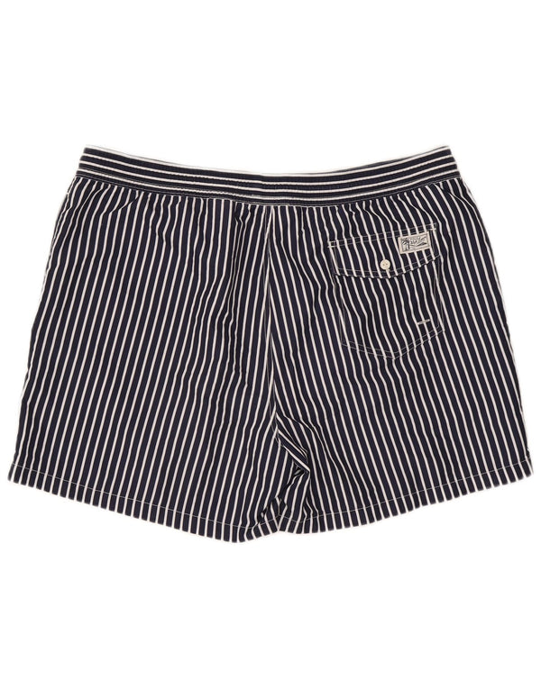 Polo Ralph Lauren Pantaloncini da bagno da uomo 2XL Poliestere a righe blu navy