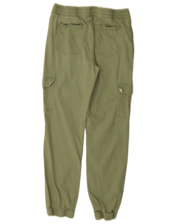 Pantaloni cargo da jogging per ragazze Levi's 15-16 anni W26 L27 cotone verde
