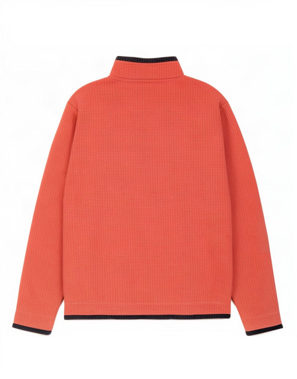 Maglione in pile da donna con collo con zip Weird Fish UK 16 Large Pink Colourblock