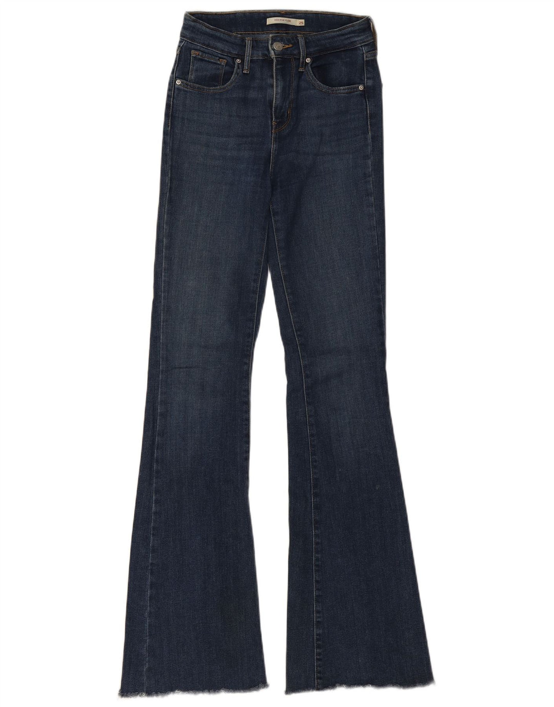 Jeans svasati a vita alta da donna Levi's W25 L32 cotone blu navy