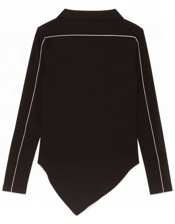 Guess Body grafico da donna UK 18 XL Nero Viscosa