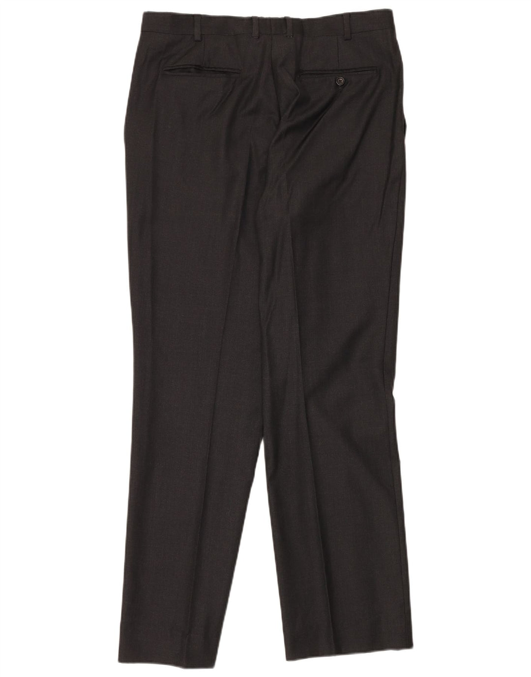 AQUASCUTUM Abito da uomo a 2 bottoni e 2 pezzi UK 40 Large W34 L32 Lana grigia