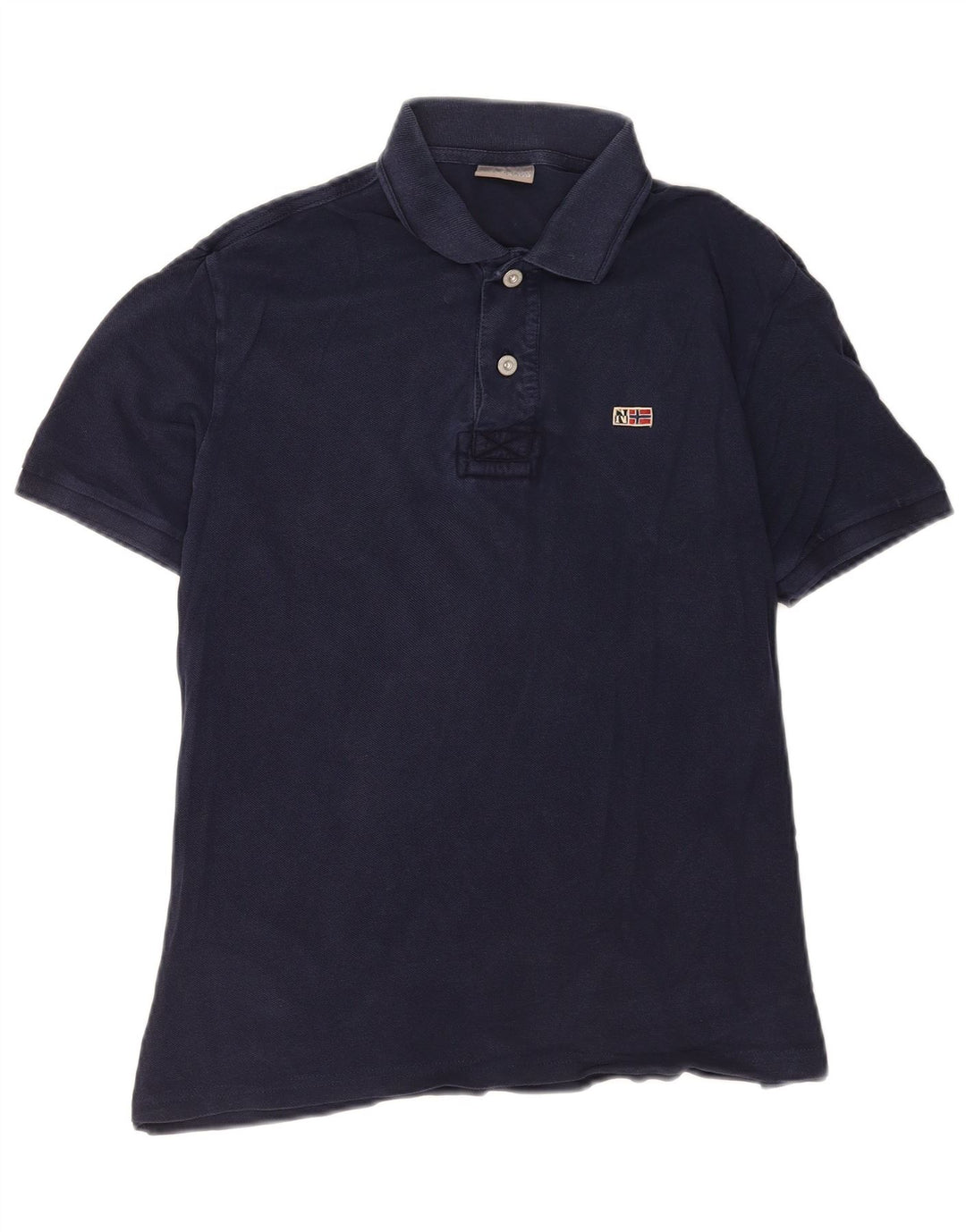 Polo geografica da uomo Napapijri piccola blu navy