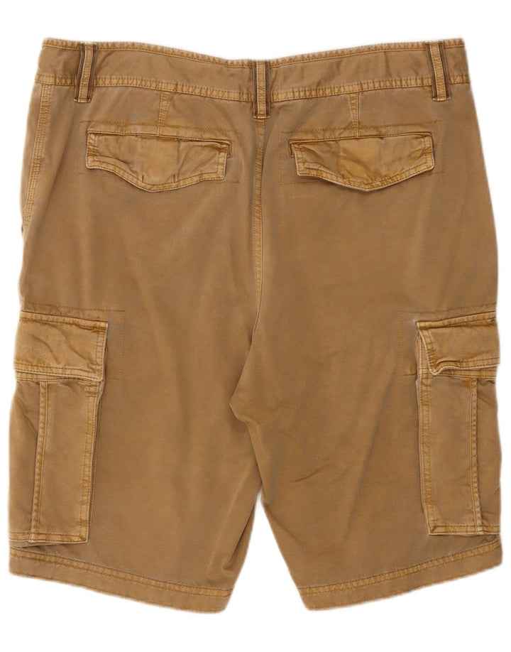 Crew Clothing Pantaloncini cargo da uomo W38 XL in cotone marrone