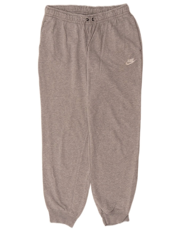 Pantaloni da tuta da uomo Nike Joggers in cotone chiazzato grigio medio
