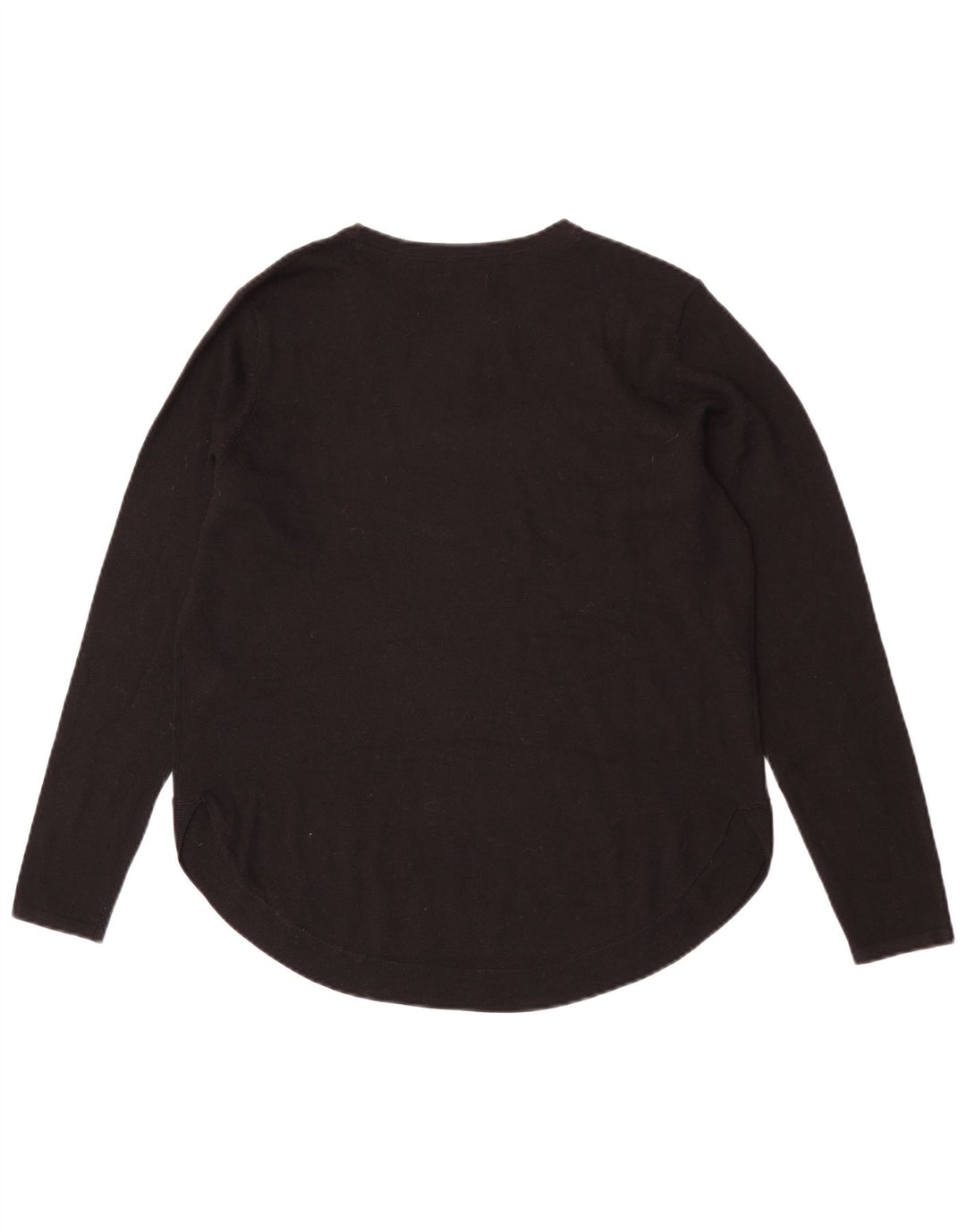 Maglione maglione con scollo a barca da donna Fat Face UK 12 Poliestere nero medio