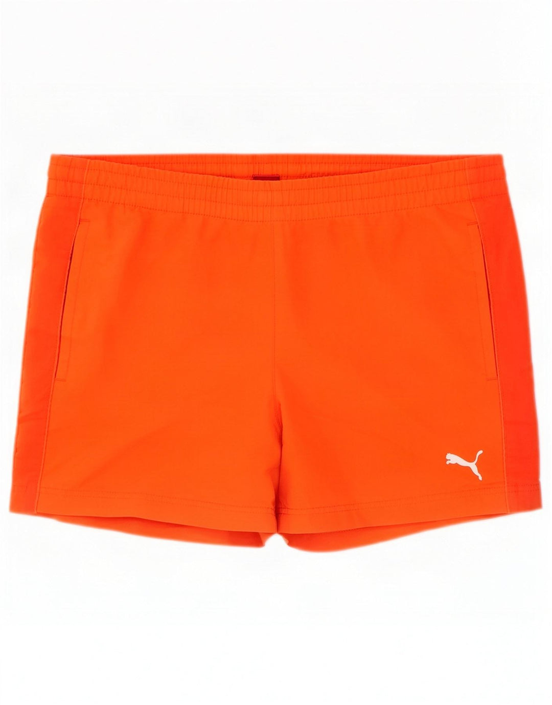 Pantaloncini da bagno da uomo Puma Small arancioni