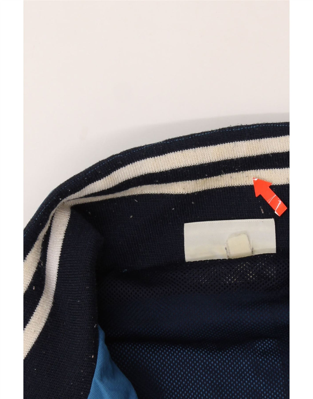 ASICS Mens Tracksuit Top Jacket Medium Blue Colourblock Polyester Vintage Asics and Second-Hand Asics from Messina Hembry 