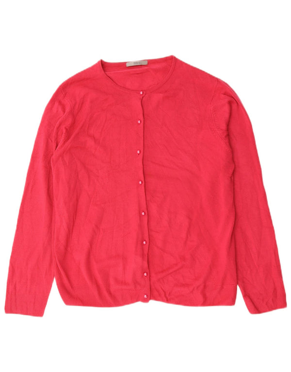 Maglione cardigan da donna Marks & Spencer UK 18 XL Acrilico rosa