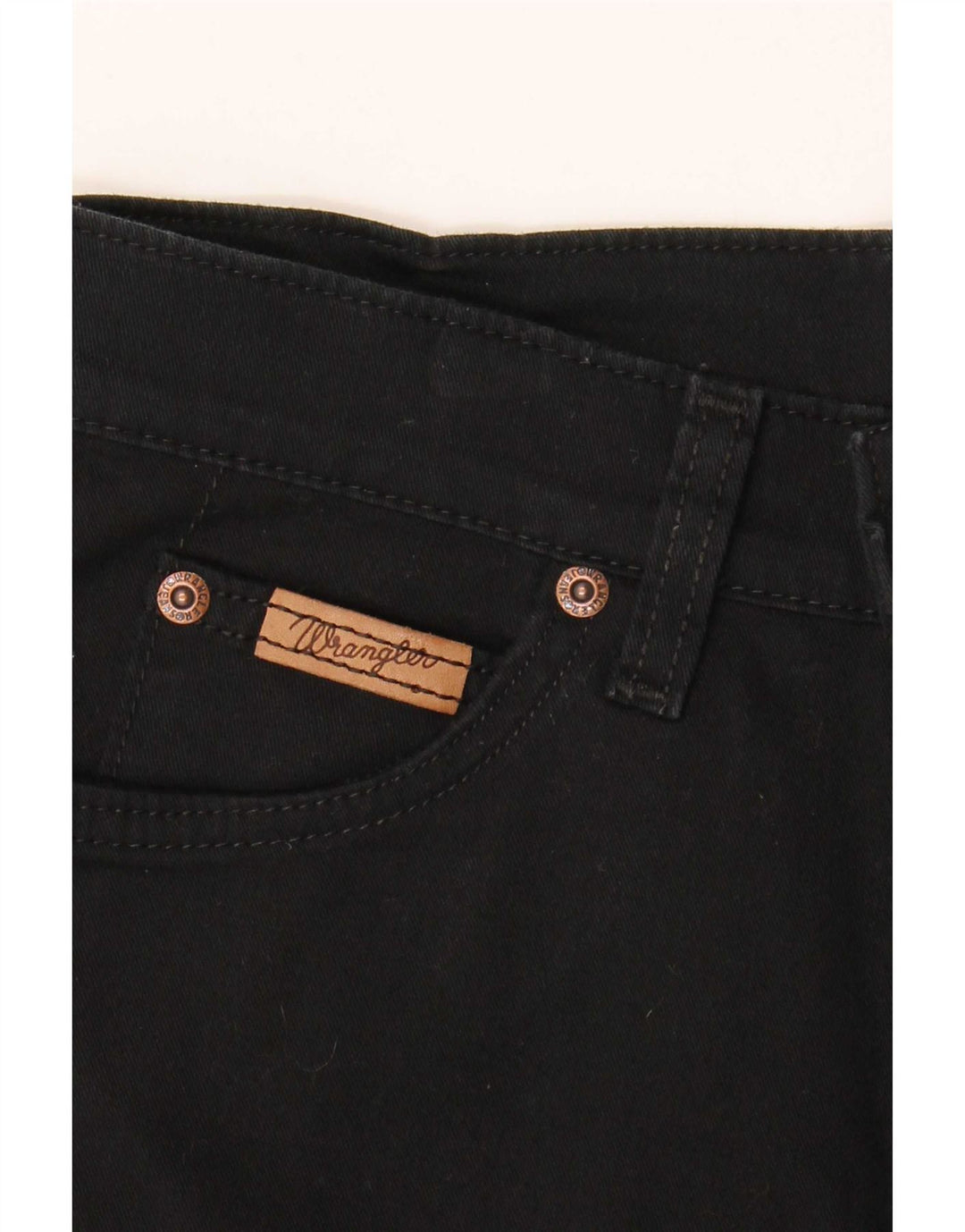 Jeans dritti da donna Wrangler W26 L32 neri