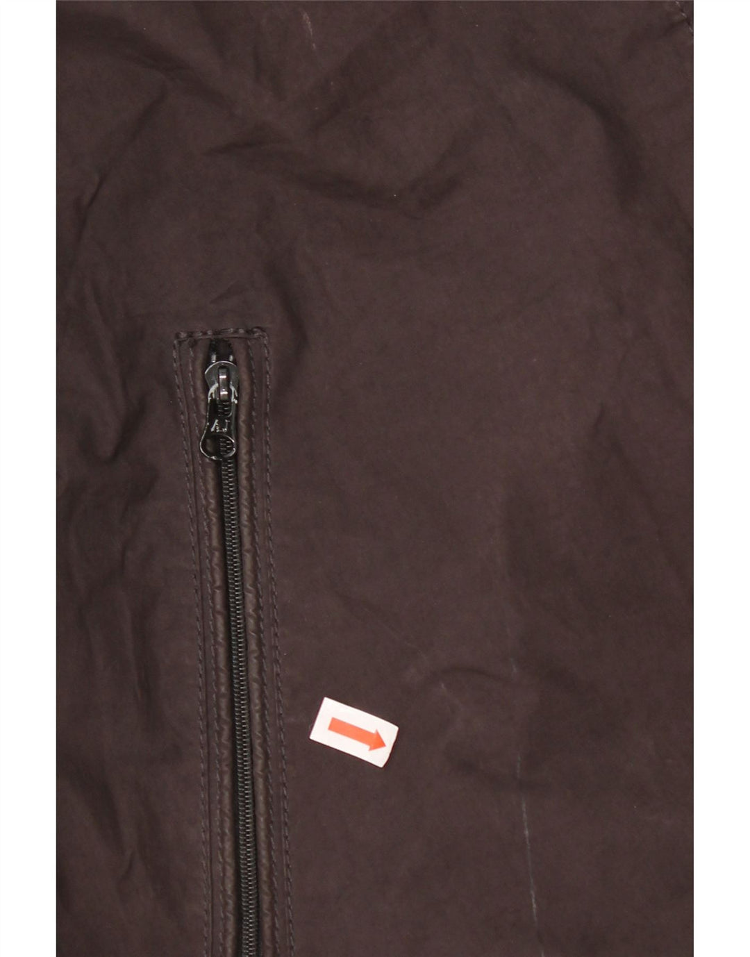 Giubbotto bomber con cappuccio da uomo Armani Jeans EU 48 piccolo poliestere marrone