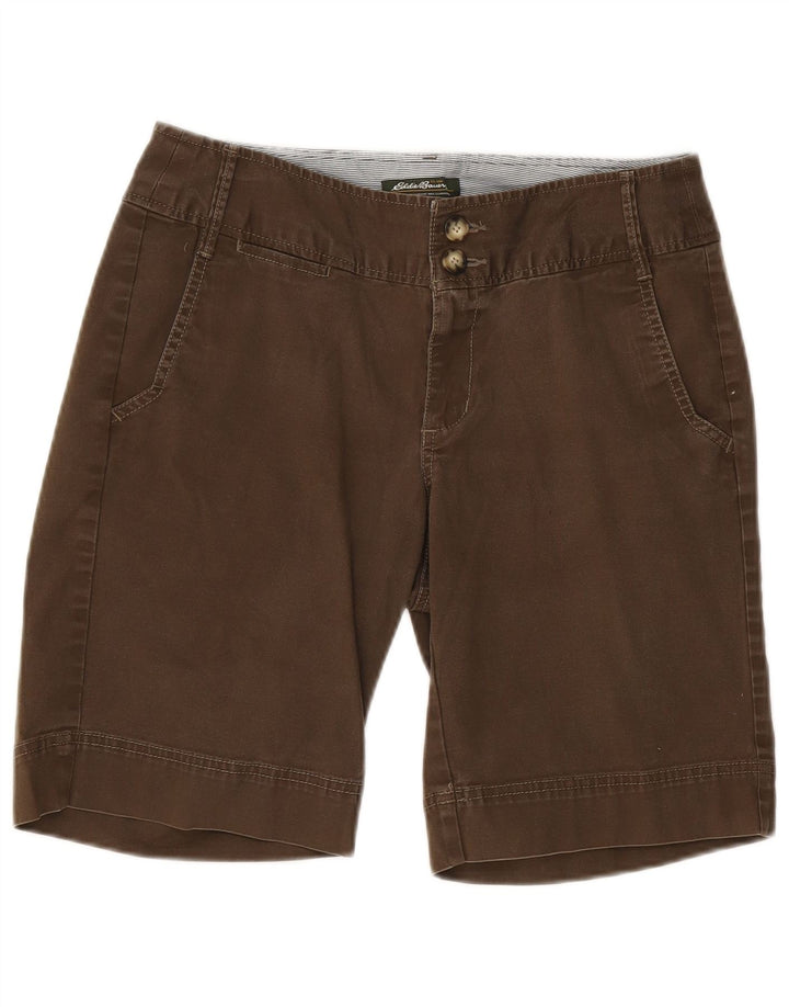 Pantaloncini chino da donna Blakely Fit EDDIE BAUER US 6 medi W30 cotone marrone