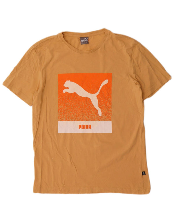 Maglietta grafica da uomo Puma Top gialla media