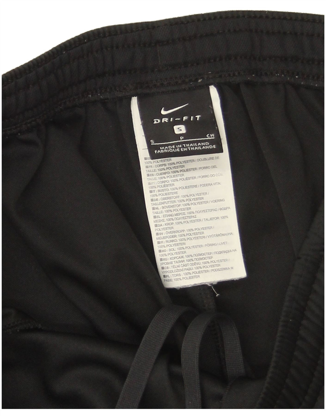 Pantaloni da tuta Nike Dri Fit da donna UK 8 Small Poliestere nero