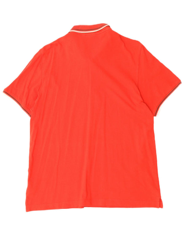 Polo da uomo Lotto UK 44/46 2XL Rosso Cotone