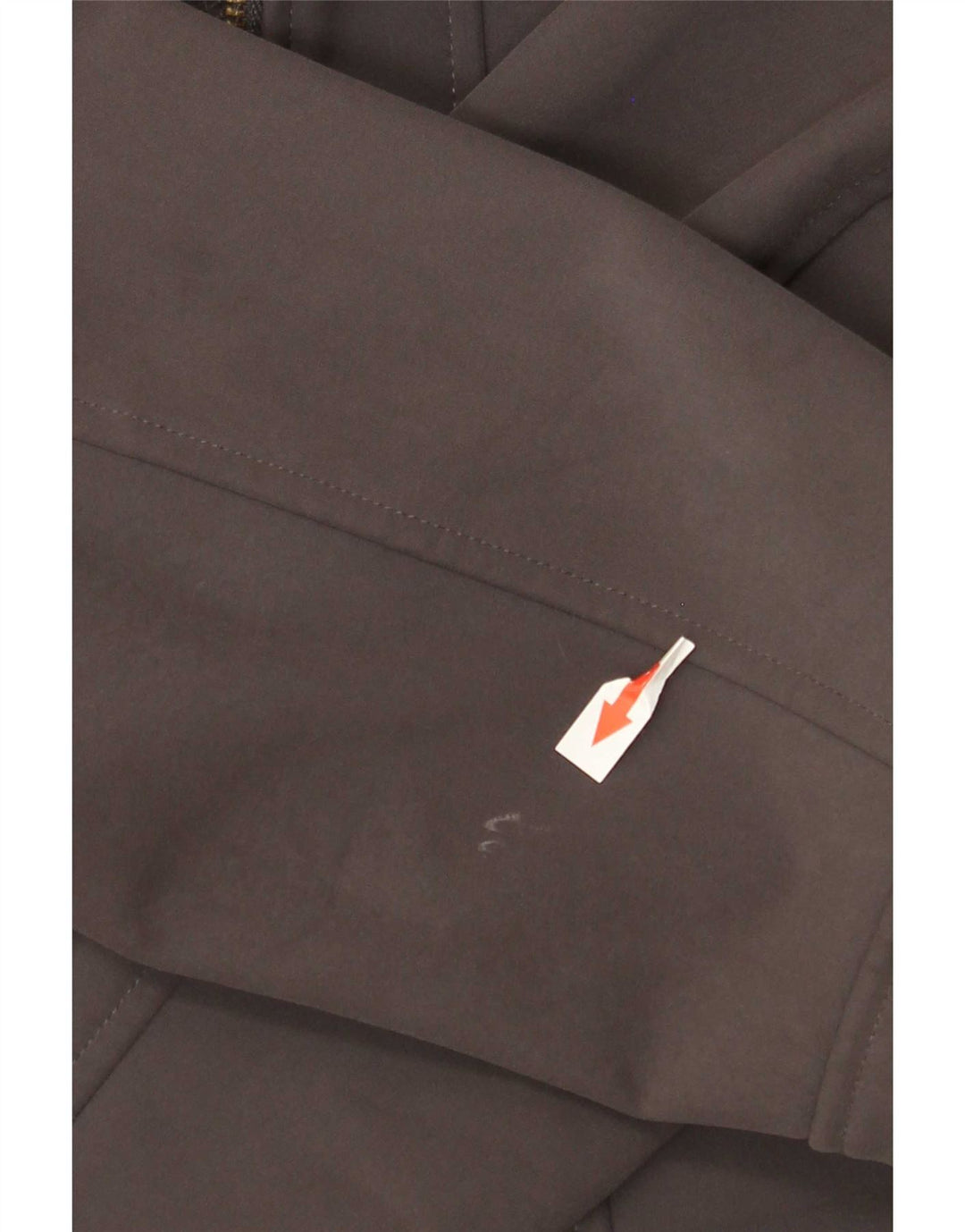 Cappotto giacca a vento con cappuccio da donna Michael Kors UK 14 Poliestere grigio medio