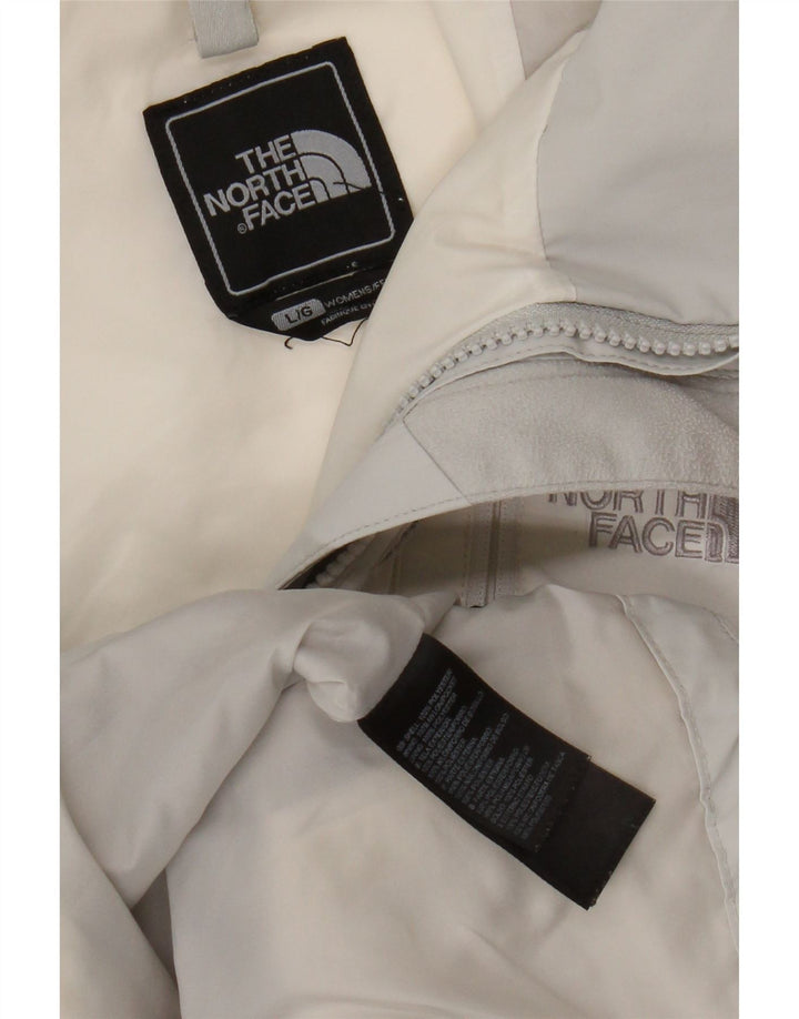 Giacca antipioggia da donna The North Face UK 16 Large Poliestere color block bianco