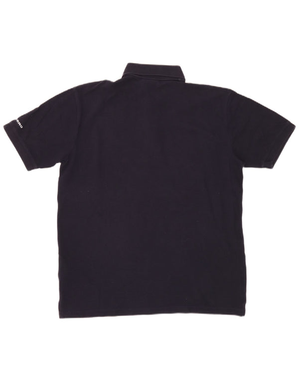 Polo da uomo Umbro UK 41/43 grande cotone blu navy