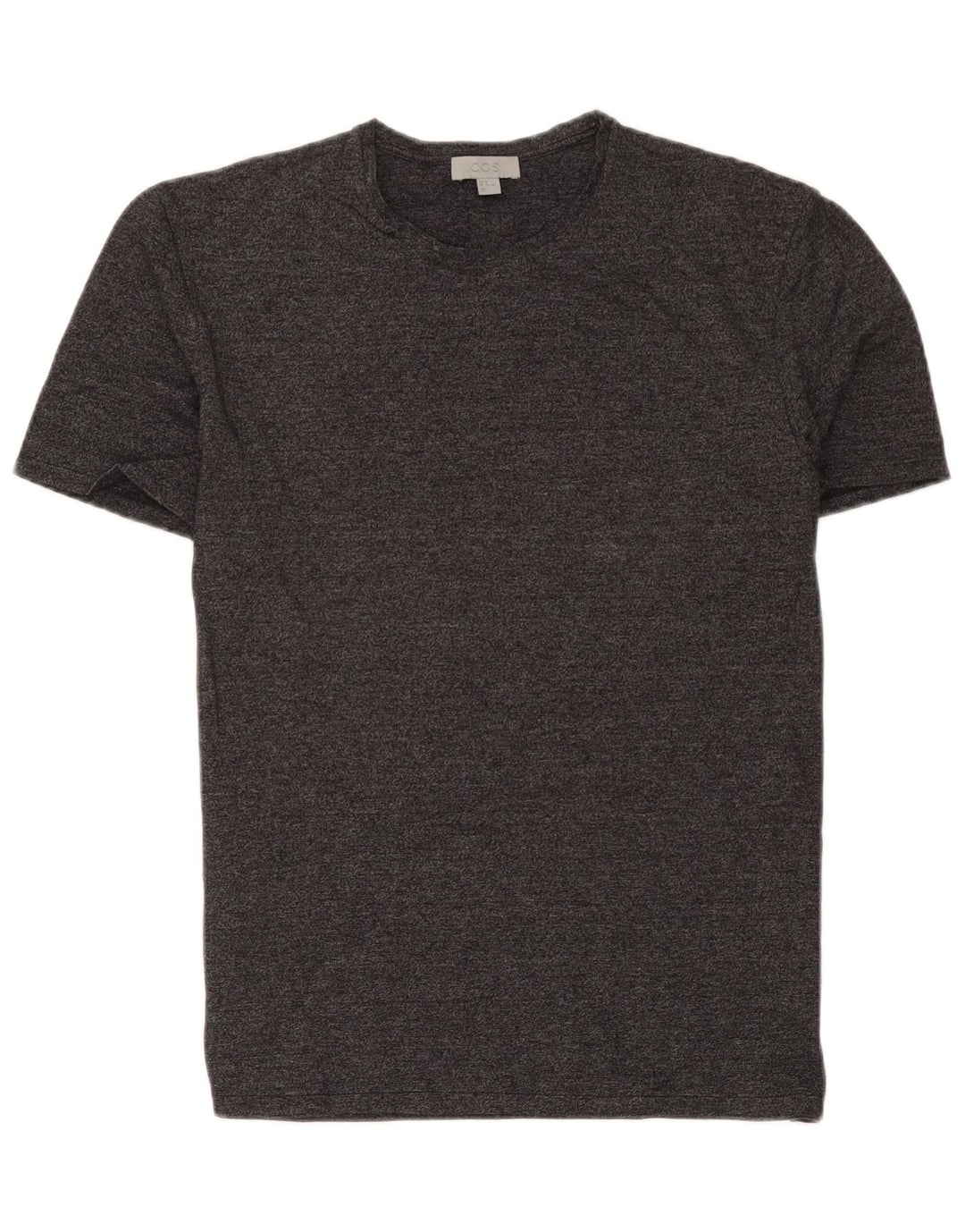 T-shirt da uomo Cos Top in cotone mélange grigio medio