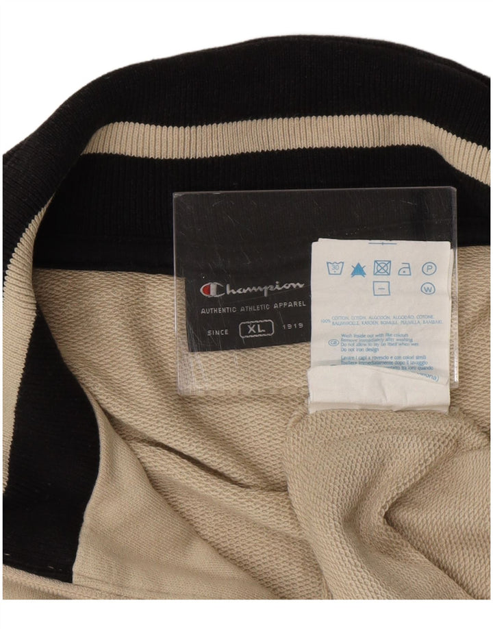 Giacca da tuta da uomo CHAMPION XL in cotone beige