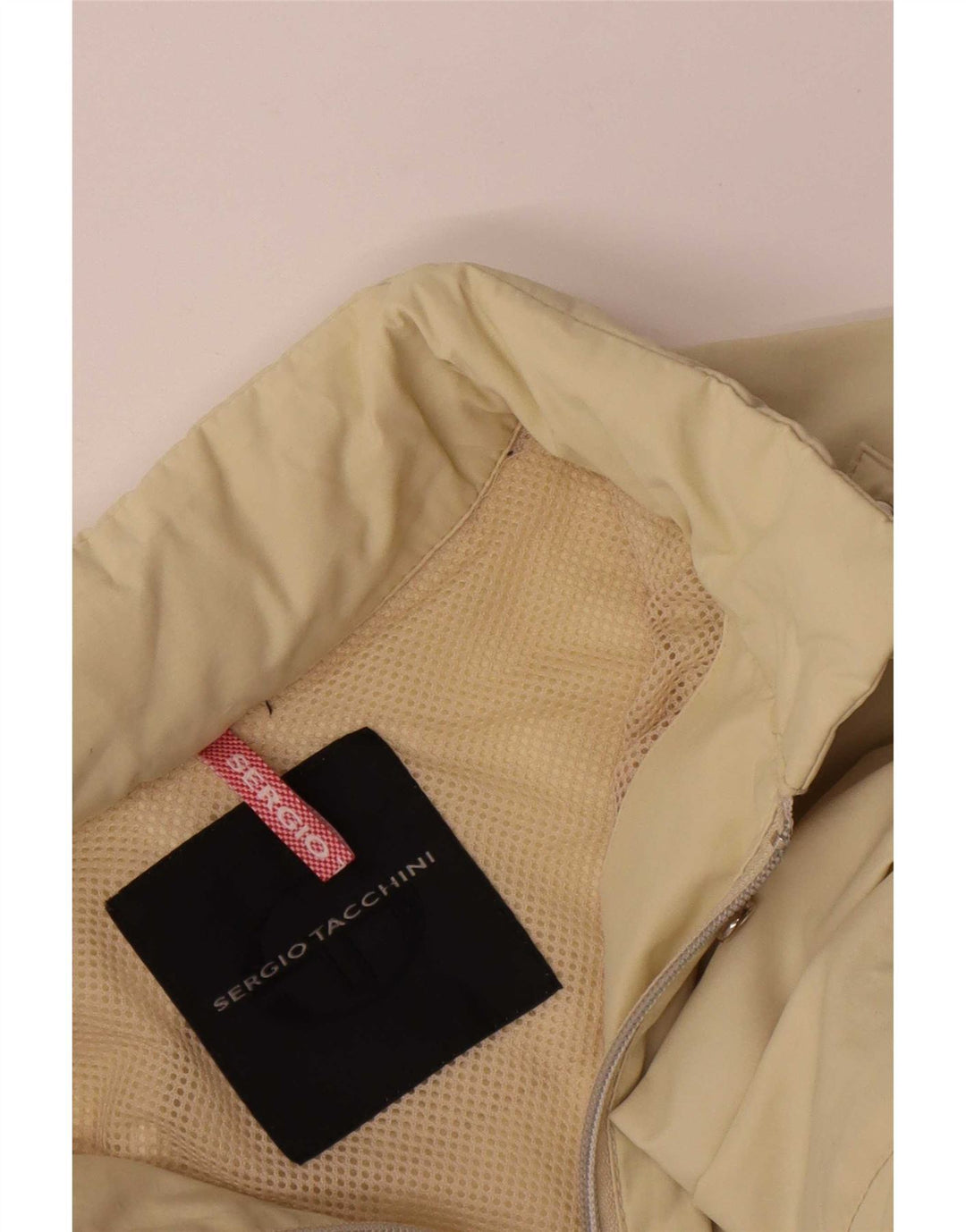 Sergio Tacchini Giacca utility con cappuccio da donna IT 46 Large Beige Poliammide