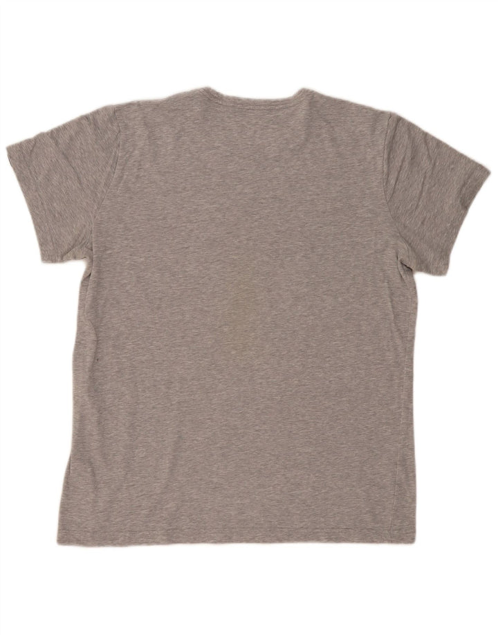 T-shirt grafica ADIDAS da uomo Climalite grande grigia