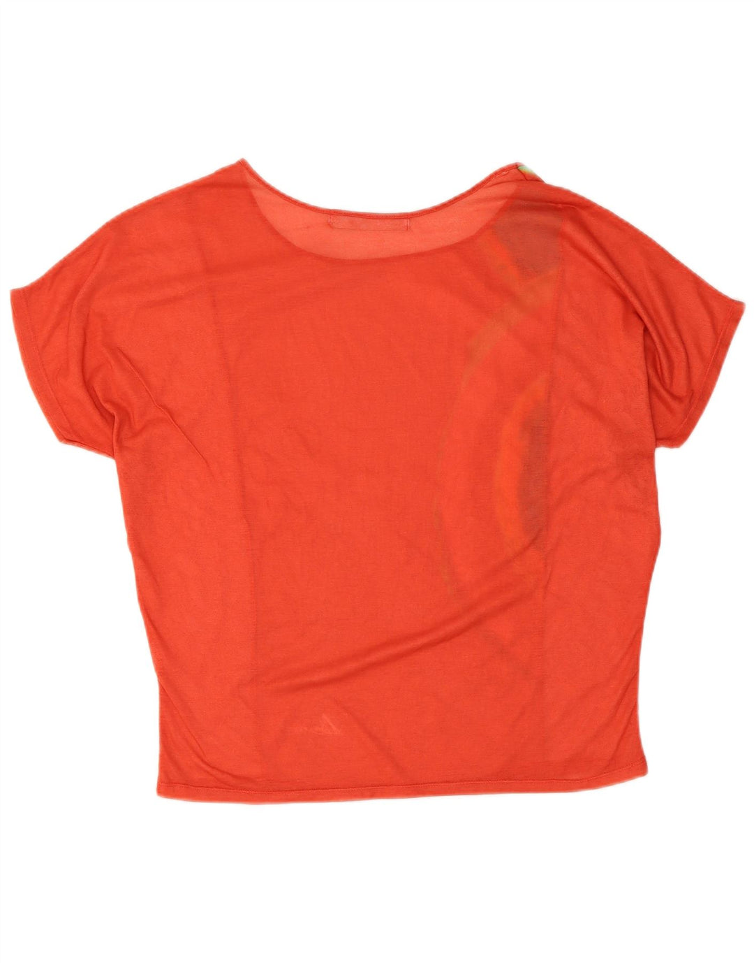 Desigual T-shirt grafica da donna Top UK 14 Medium Red Geometric