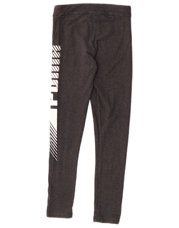 Leggings grafici per ragazze Puma 11-12 anni Grigi