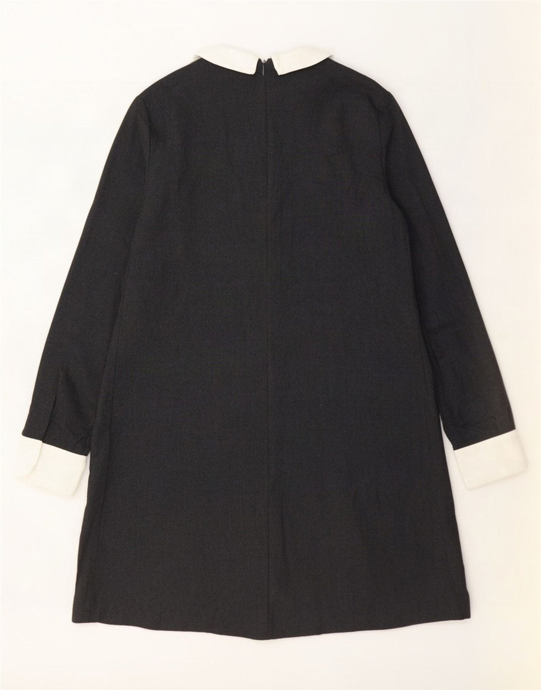 Abito a trapezio a maniche lunghe da donna Tara Jarmon IT 42 Lana grigio medio