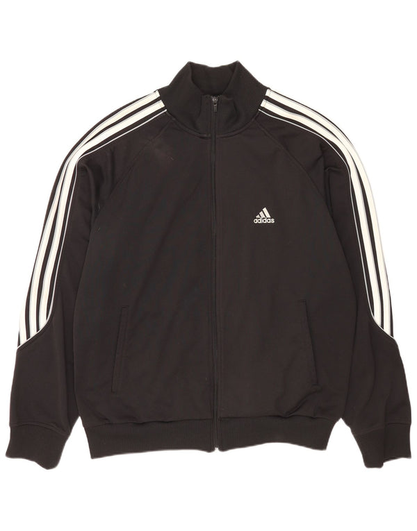 Giacca da tuta da uomo Adidas UK 44/46 grande poliestere nero