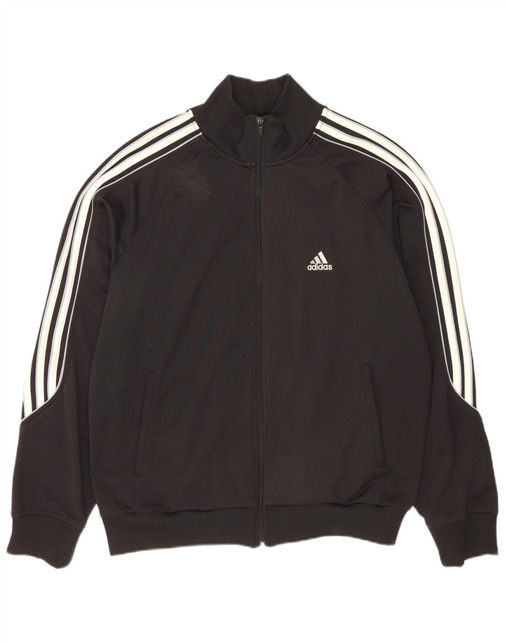 Giacca da tuta da uomo Adidas UK 44/46 grande poliestere nero