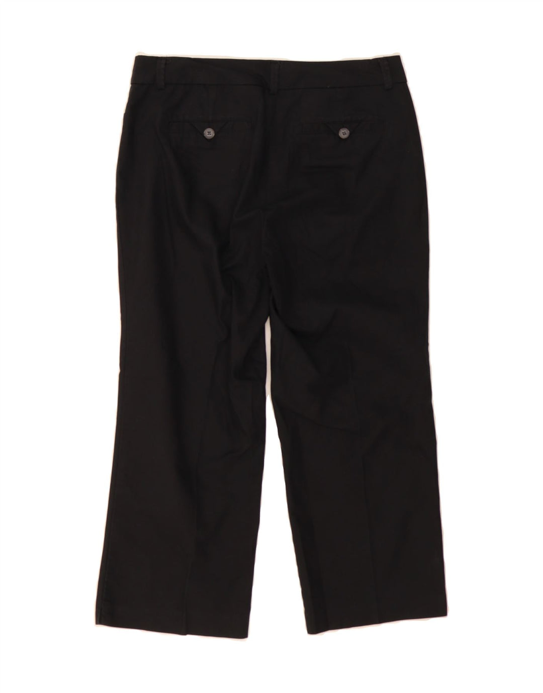 DOCKERS Womens Straight Capri Trousers US 6 Medium W30 L22 Black Cotton Vintage Dockers and Second-Hand Dockers from Messina Hembry 