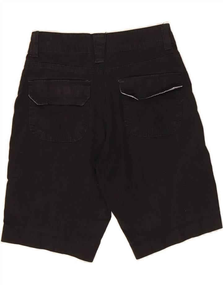 LEE Womens Natural Fit Chino Shorts W28 Medium  Black Vintage Lee and Second-Hand Lee from Messina Hembry 