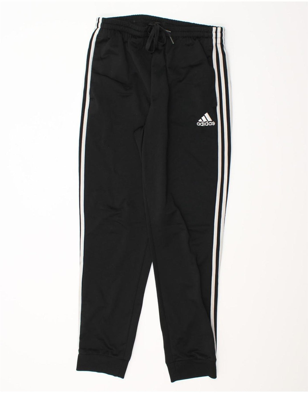 Pantaloni da tuta da uomo Adidas Joggers UK 42/44 Large Nero Poliestere