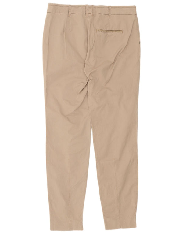 Zara Womens Slim Chino Trousers Medium W28 L29 Beige Cotton