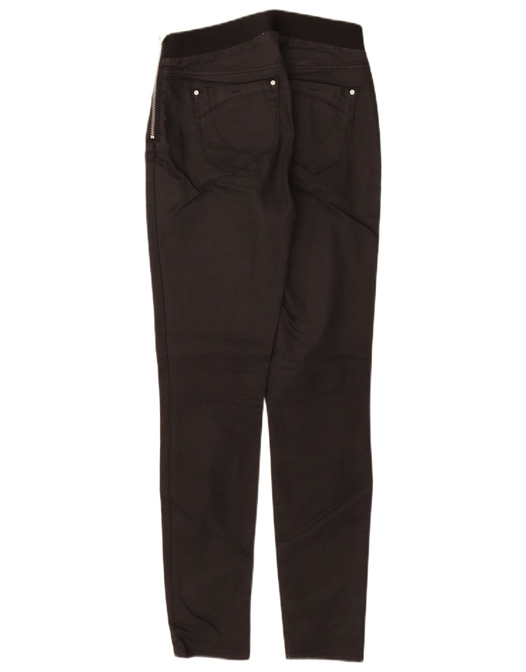 Pantaloni Jeggings Da Donna KAREN MILLEN UK 8 Small W26 L29 Nero