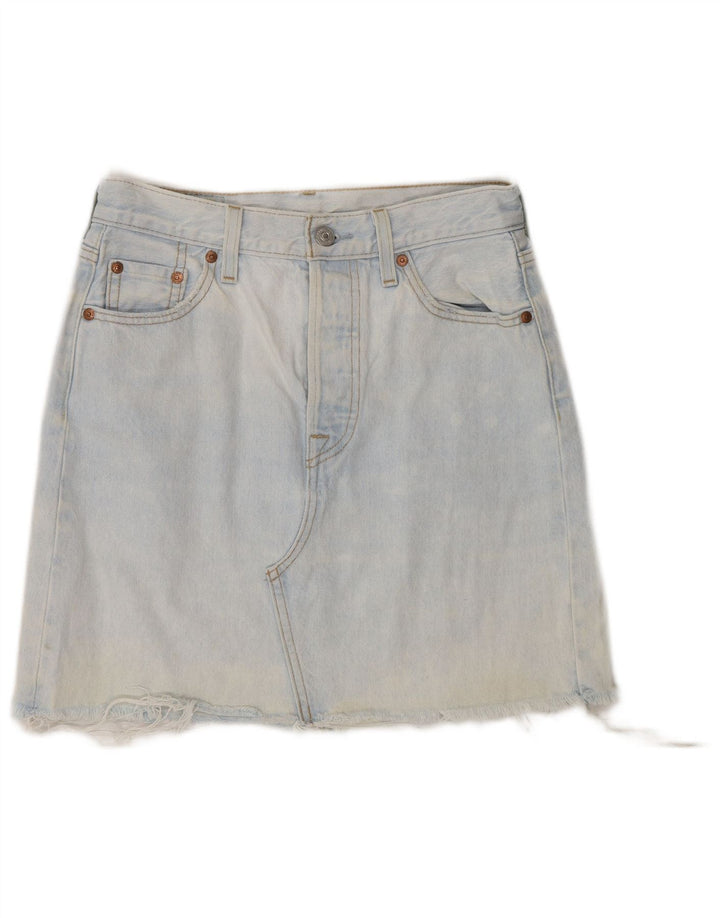Gonna di jeans da donna Levi's W26 piccola blu