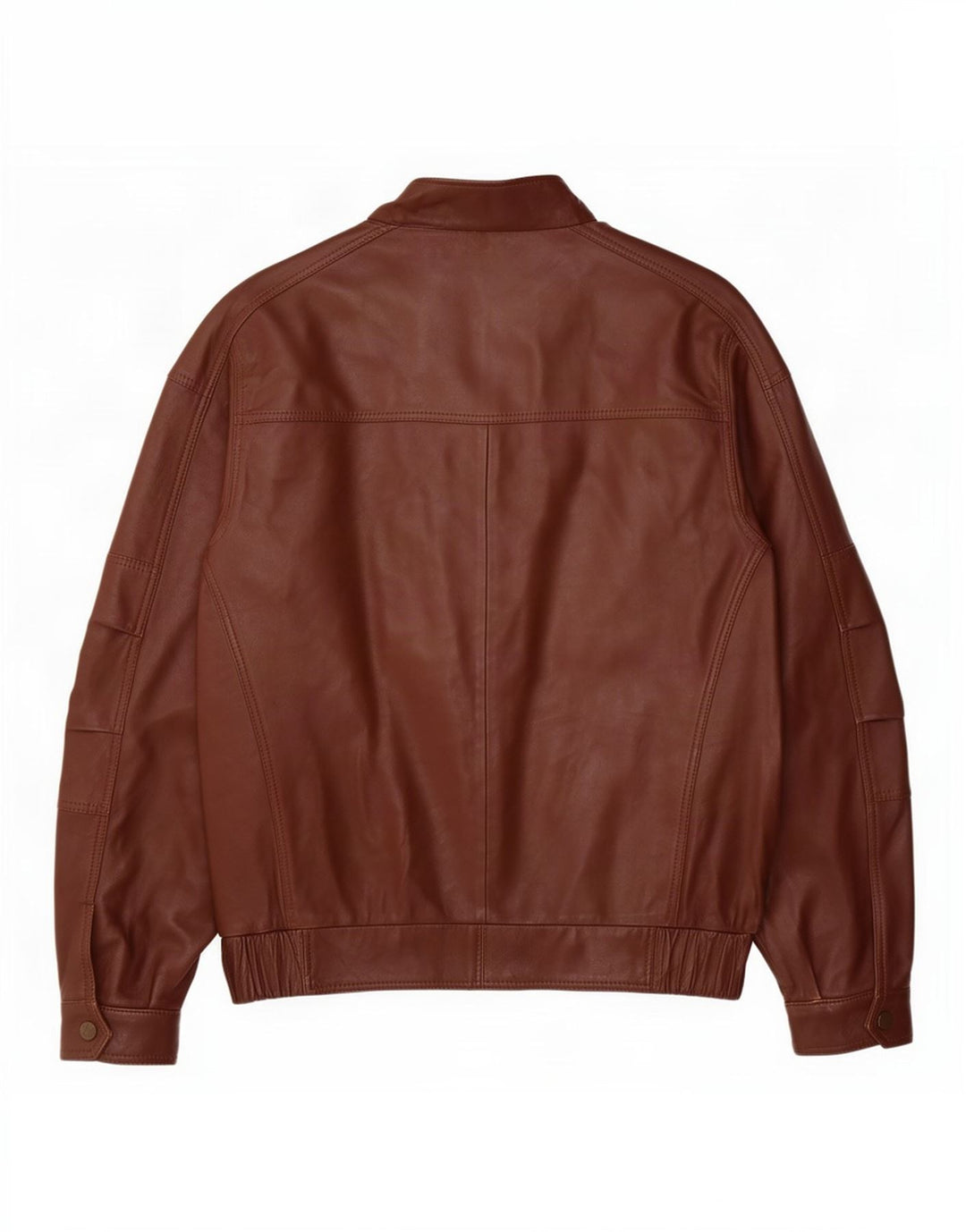 Giacca in pelle vintage da uomo UK 40 grande marrone