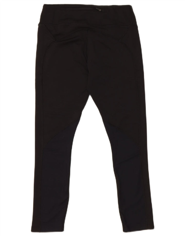 Leggings Nike Dri Fit Crop da donna UK 10 piccoli poliestere nero
