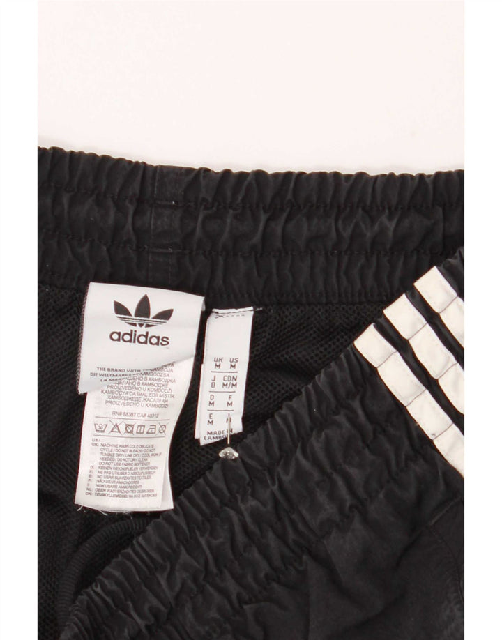 Pantaloncini sportivi da uomo Adidas medi in nylon nero