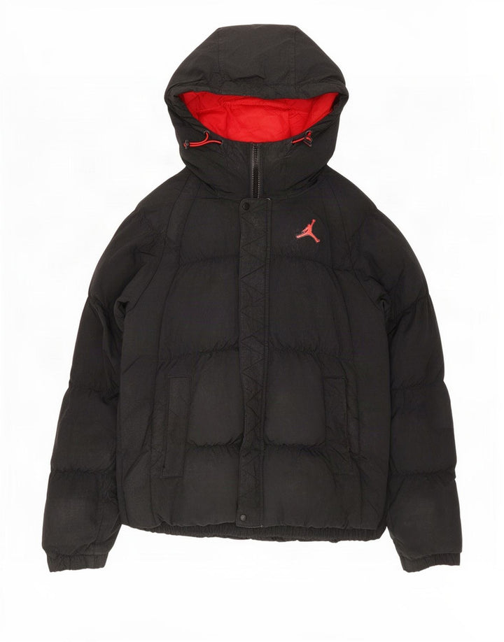 Giacca imbottita con cappuccio da uomo Jordan UK 36 Small Nero Poliestere