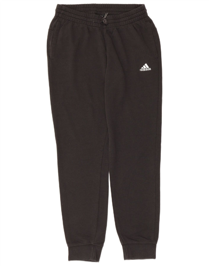 Pantaloni da tuta con grafica ADIDAS da donna Joggers UK 12/14 Medio Nero
