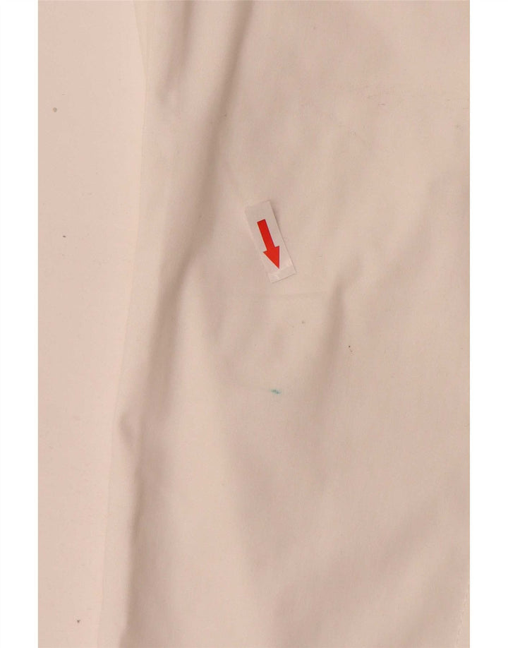 Pantaloni cropped slim da donna Guess W28 L25 cotone bianco