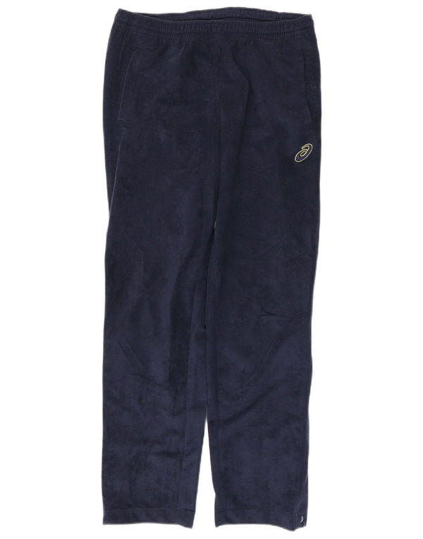 Pantaloni da tuta in velluto da uomo ASICS Small Blu Navy