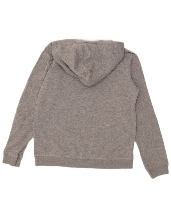 Maglione con cappuccio oversize grafico da donna Jack Wills UK 10 piccolo grigio chiazzato