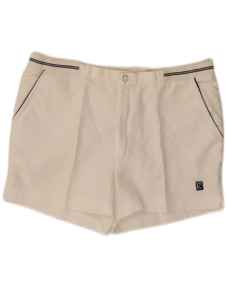 Pantaloncini chino vintage da uomo W34 grandi bianchi