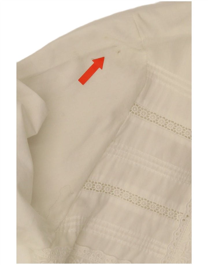 Top cardigan a maniche corte da donna Gossl EU 40 medio bianco floreale